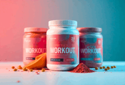 3 best pre workout potten op een tafel als voorbeeld