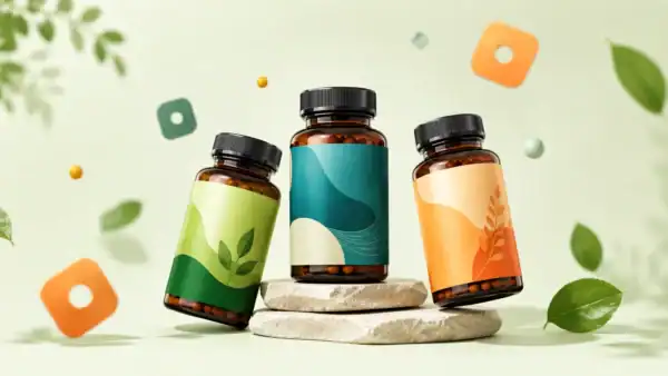 Drie supplementenflesjes in natuurlijke kleuren als coverafbeelding voor een WeightWorld review