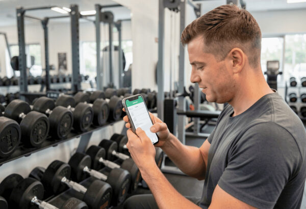 Trainingsschema beginners – persoon die begint met krachttraining in de sportschool