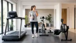 Beginnende sporter kiest tussen een loopband, hometrainer en roeitrainer om met cardio af te vallen.